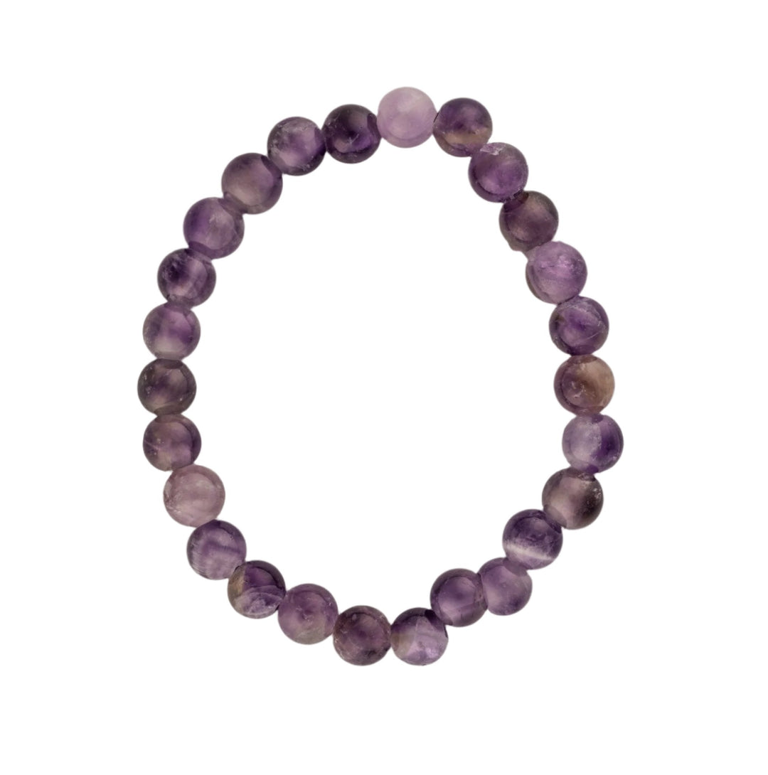 Purple Stone Bead Bracelet - DL Jewelry Designs