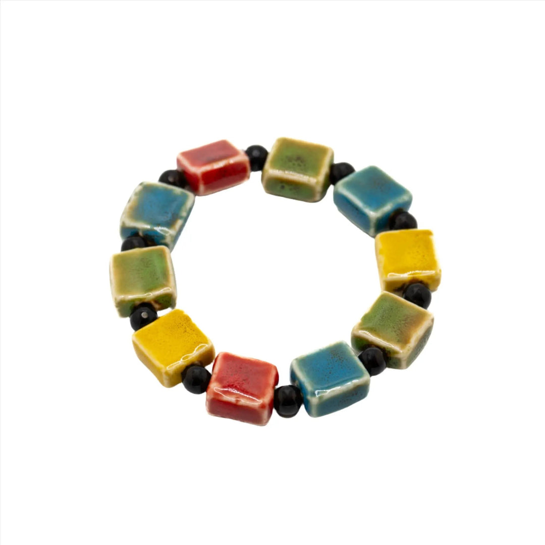 Colorful Ceramic Bracelet - DL Jewelry Designs