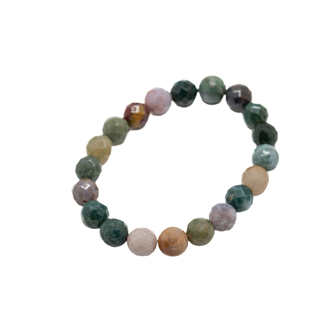 Faceted Multicolor Stone Bracelet - DL Jewelry Designs