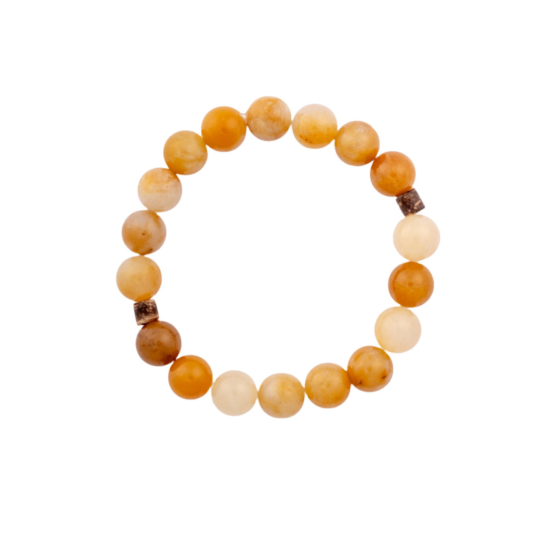 Golden - yellow Stone Bracelet - DL Jewelry Designs