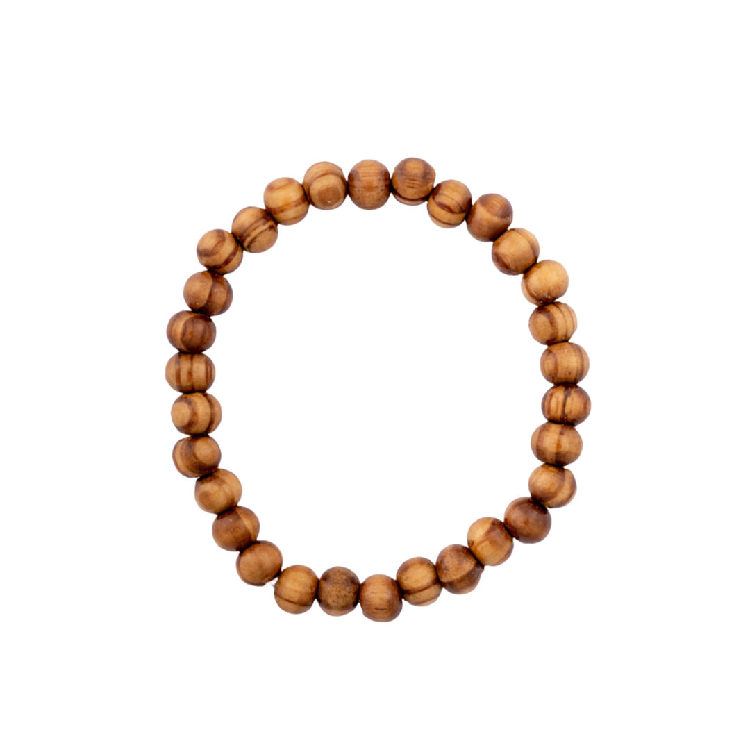 Light Wooden Bead Bracelet - DL Jewelry Designs