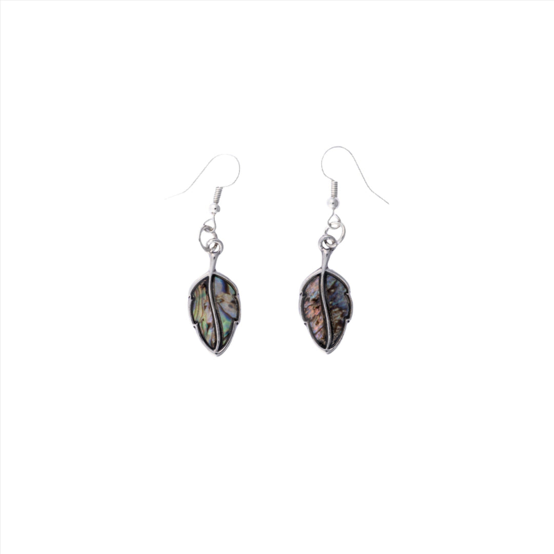 Multi - color Enamel Leaf Earrings - DL Jewelry Designs