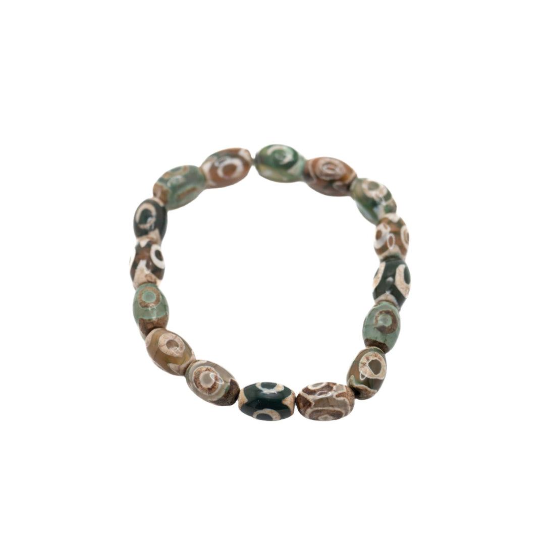 Multicolor Tribal Pattern Stone Bracelet - DL Jewelry Designs