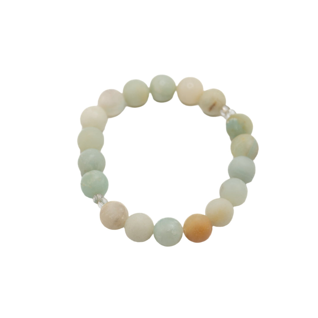 Sea - foam Green Natural Stone Bracelet - DL Jewelry Designs